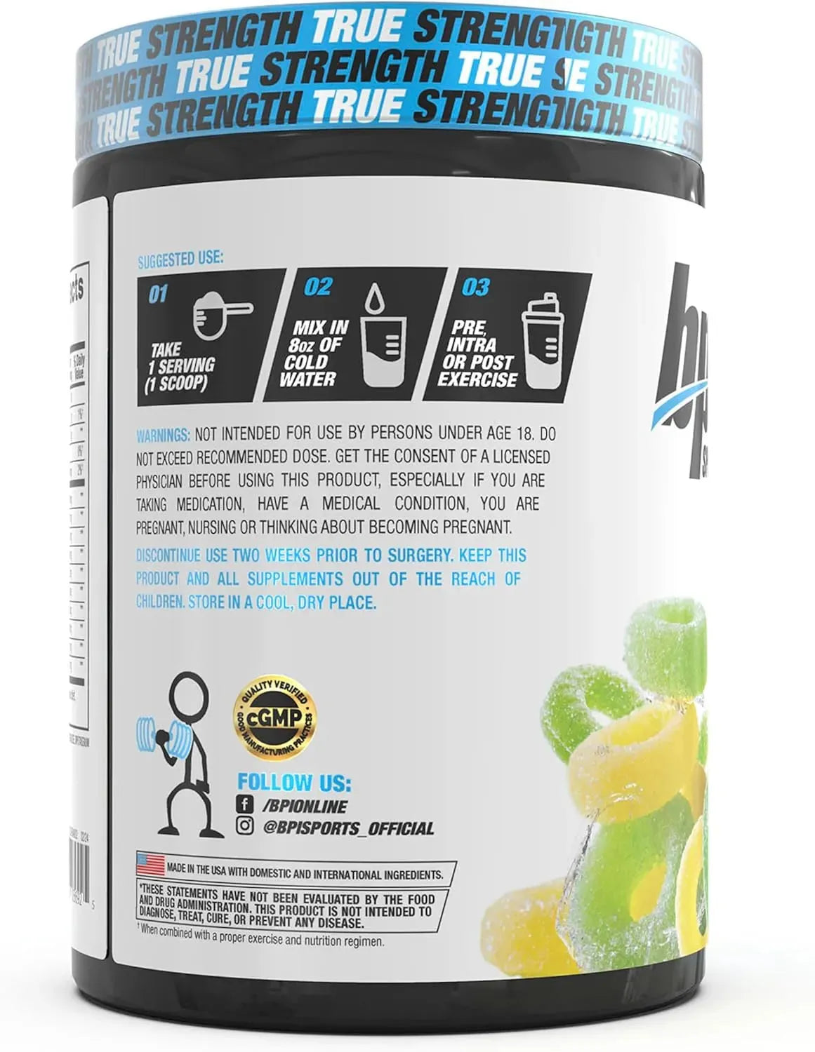BPI SPORTS - BPI Sports Essential Amino Acids EAA Powder Sour Power 387Gr. - The Red Vitamin MX - Suplementos Alimenticios - {{ shop.shopifyCountryName }}