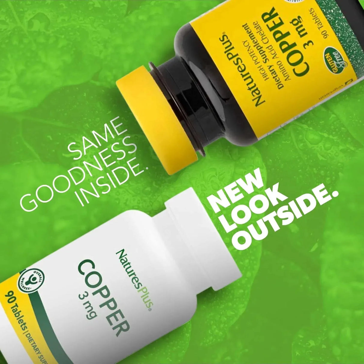 NATURES PLUS - NaturesPlus Copper 3Mg. 90 Tabletas - The Red Vitamin MX - Suplementos Alimenticios - {{ shop.shopifyCountryName }}