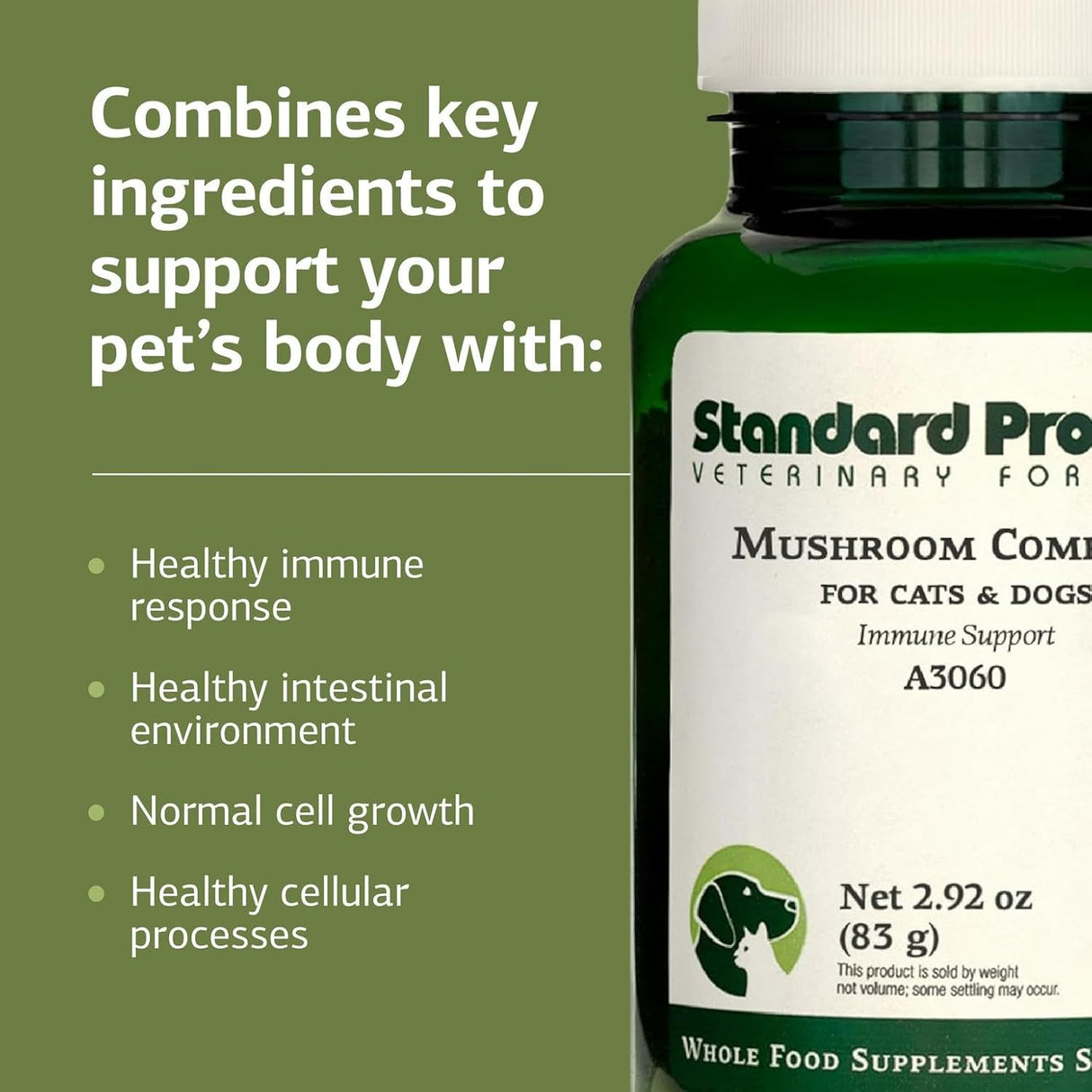 STANDARD PROCESS - Standard Process Mushroom Complex for Dogs & Cats 83Gr. - The Red Vitamin MX - Suplementos Herbales Para Perros - {{ shop.shopifyCountryName }}