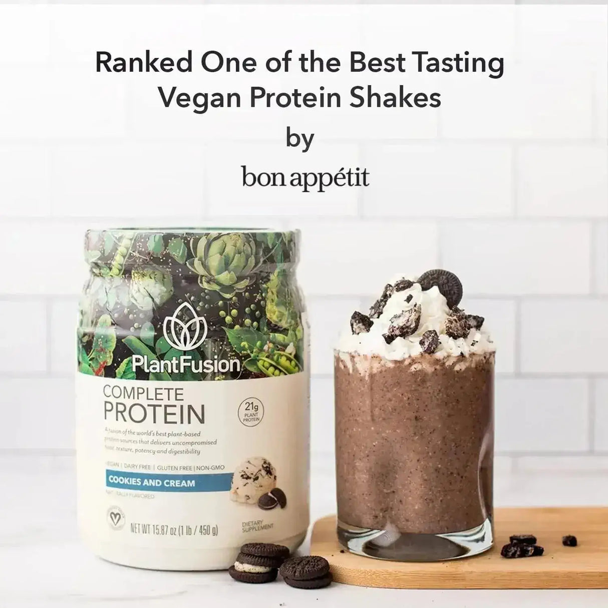 PLANTFUSION - PlantFusion Complete Vegan Protein Powder Cookies & Cream 900Gr. - The Red Vitamin MX - Suplementos Alimenticios - {{ shop.shopifyCountryName }}