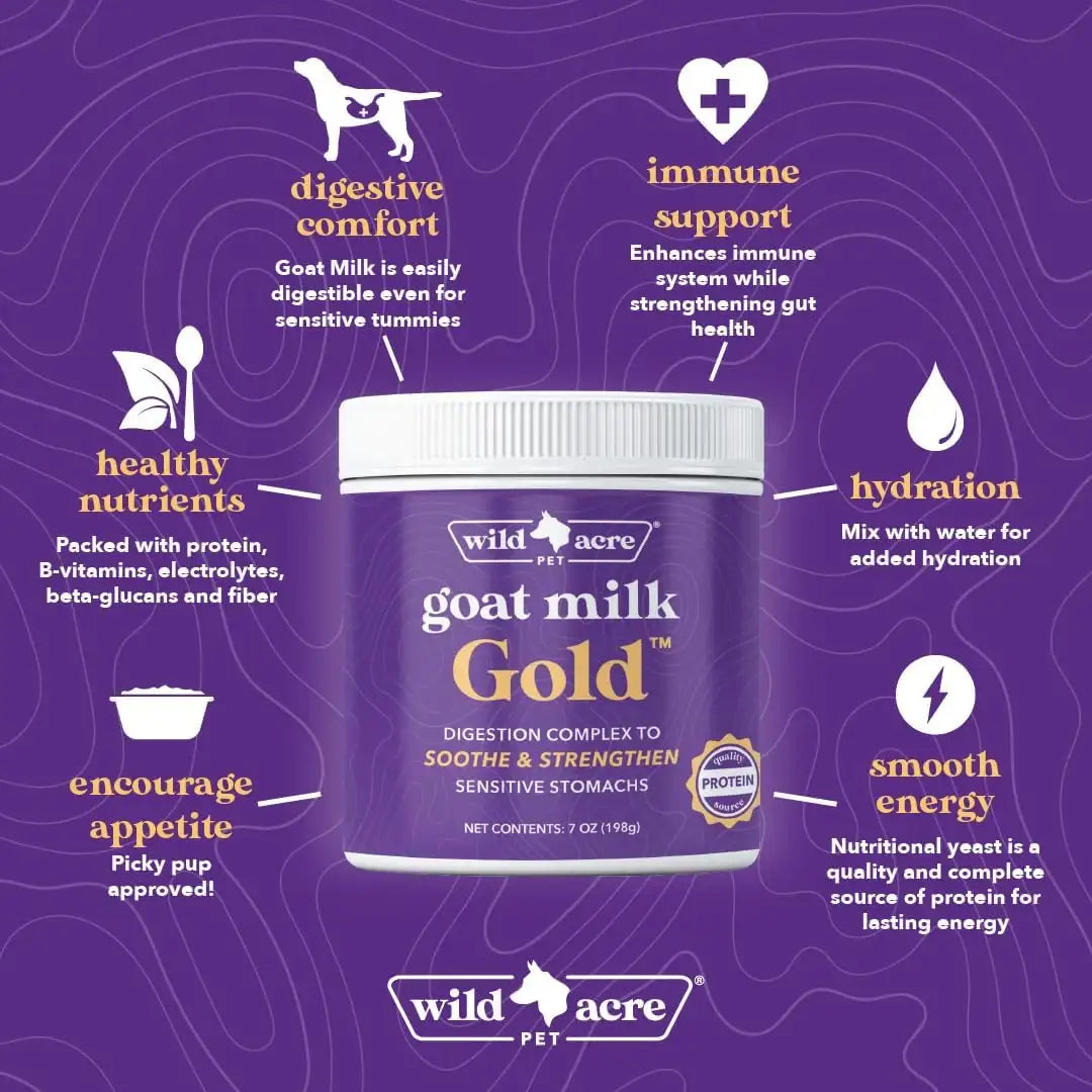 WILD ACRE - Wild Acre Goat Milk Powder for Dogs 198Gr. - The Red Vitamin MX - Sustitutos De Leche Para Perros - {{ shop.shopifyCountryName }}