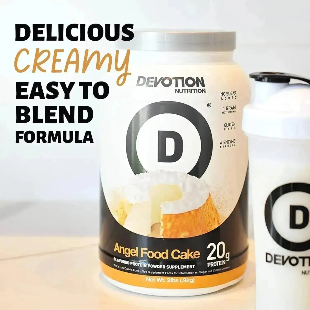 DEVOTION NUTRITION - Devotion Nutrition Protein Powder Angel Food Cake 2 Lbs. - The Red Vitamin MX - Suplementos Alimenticios - {{ shop.shopifyCountryName }}