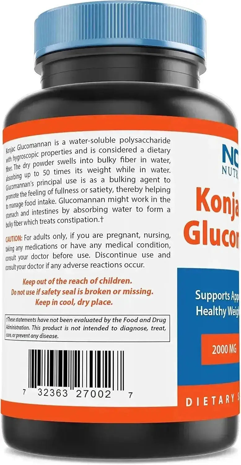 NOVA NUTRITIONS - Nova Nutritions Konjac Root Glucomannan 2000Mg. 180 Capsulas 2 Pack - The Red Vitamin MX - Suplementos Alimenticios - {{ shop.shopifyCountryName }}