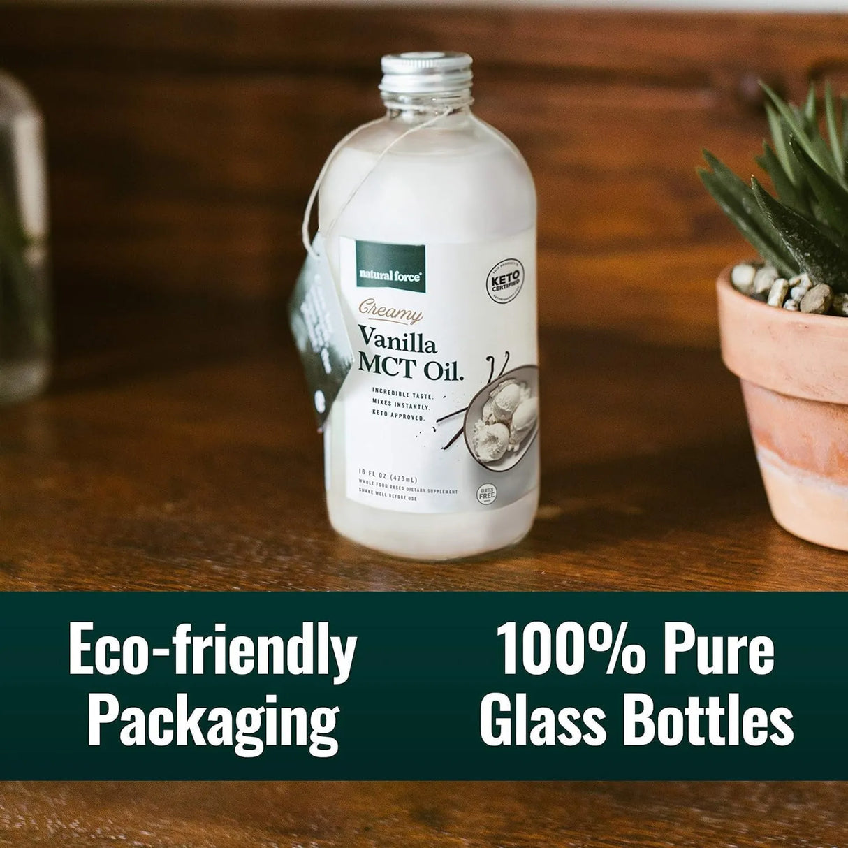 NATURAL FORCE - Natural Force Creamy Vanilla MCT Oil 473Ml. - The Red Vitamin MX - Suplementos Alimenticios - {{ shop.shopifyCountryName }}