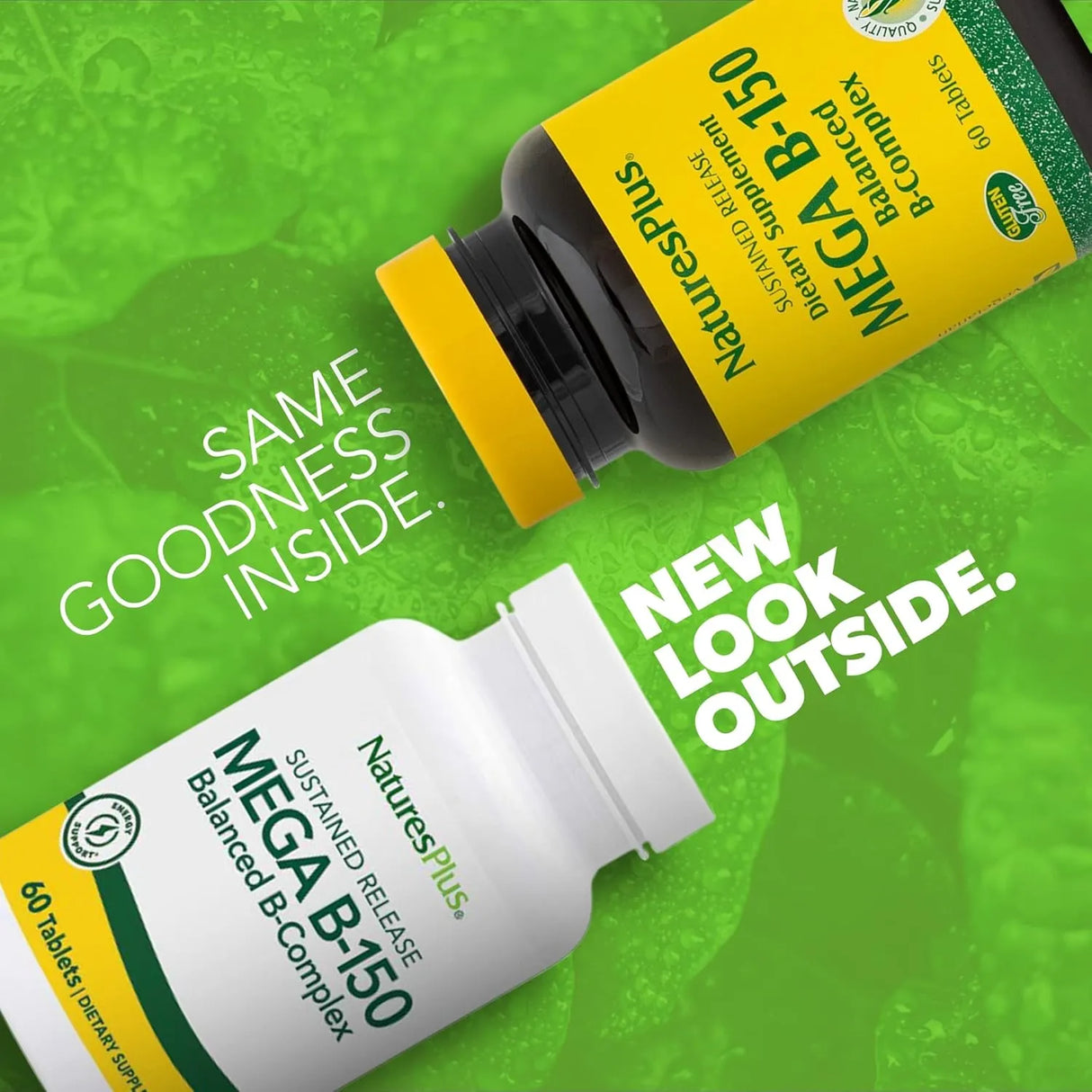 NATURES PLUS - Natures Plus Mega B-150 Complex 60 Tabletas - The Red Vitamin MX - Suplementos Alimenticios - {{ shop.shopifyCountryName }}