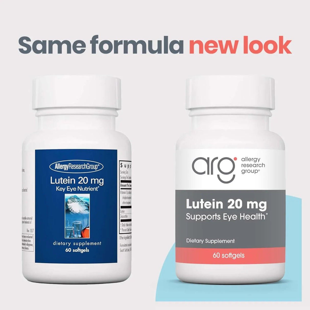 ALLERGY RESEARCH GROUP - Allergy Research Group Lutein 20Mg. 60 Capsulas - The Red Vitamin MX - Suplementos Alimenticios - {{ shop.shopifyCountryName }}