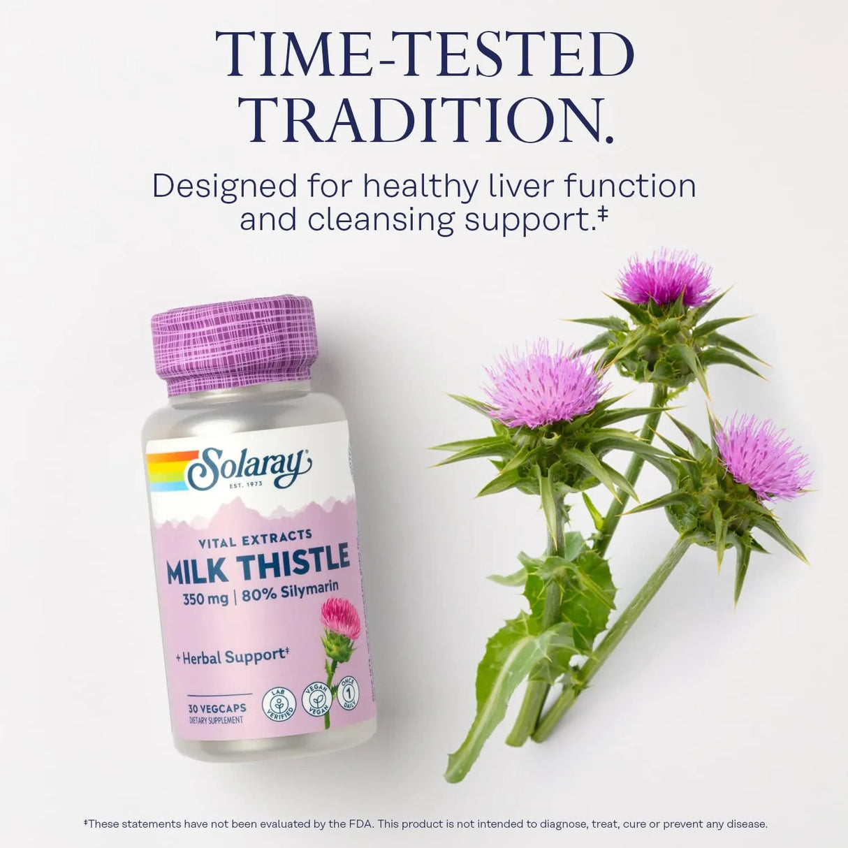 SOLARAY - Solaray Milk Thistle Seed Extract 350Mg. 30 Capsulas - The Red Vitamin MX - Suplementos Alimenticios - {{ shop.shopifyCountryName }}