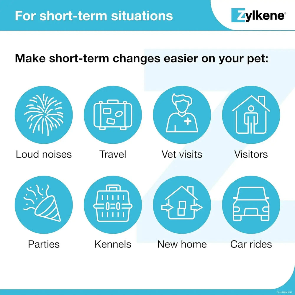 VETOQUINOL - Vetoquinol Zylkene Calming Support Supplement for Small Dogs and Cats 30 Capsulas - The Red Vitamin MX - Relajantes Para Perros - {{ shop.shopifyCountryName }}