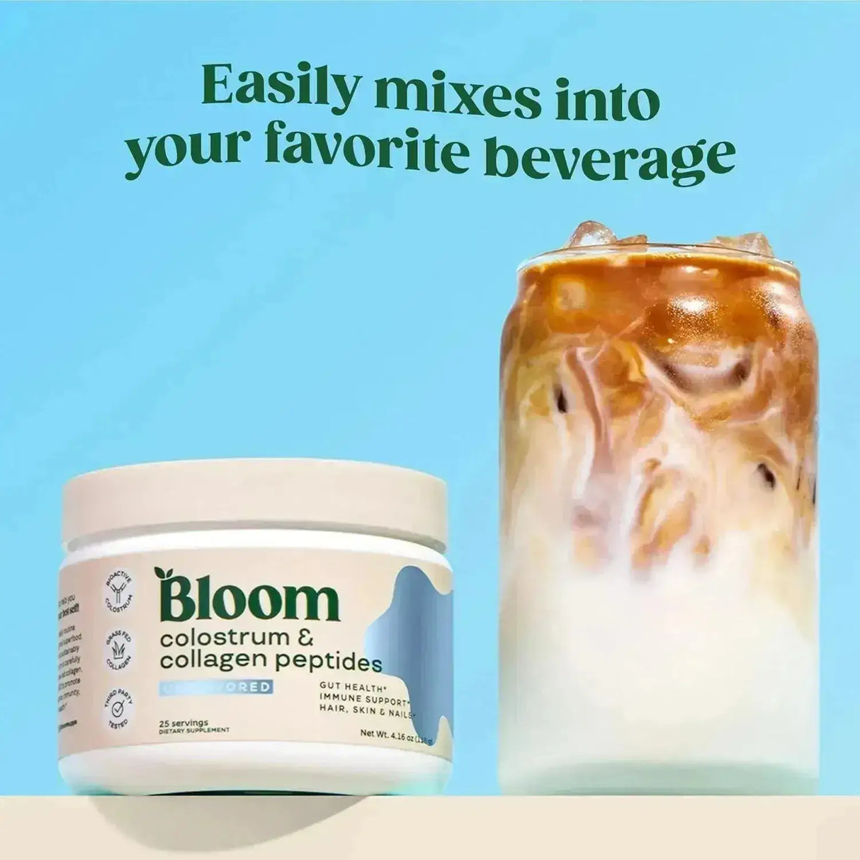 BLOOM NUTRITION - Bloom Nutrition Bovine Colostrum Powder Unflavored 25 Servicios 118Gr. - The Red Vitamin MX - Suplementos Alimenticios - {{ shop.shopifyCountryName }}