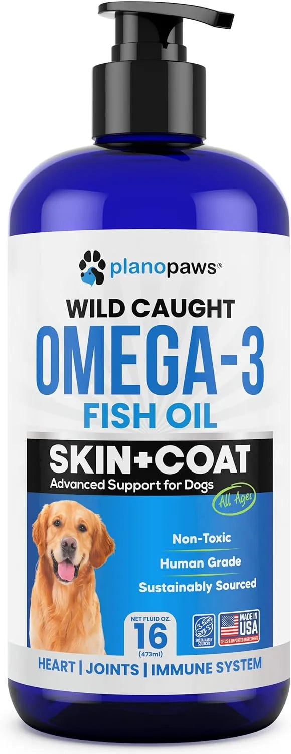 PLANOPAWS - Planopaws Omega 3 Fish Oil for Dogs 16 Fl.Oz. - The Red Vitamin MX - Aceite De Pescado Para Perros - {{ shop.shopifyCountryName }}