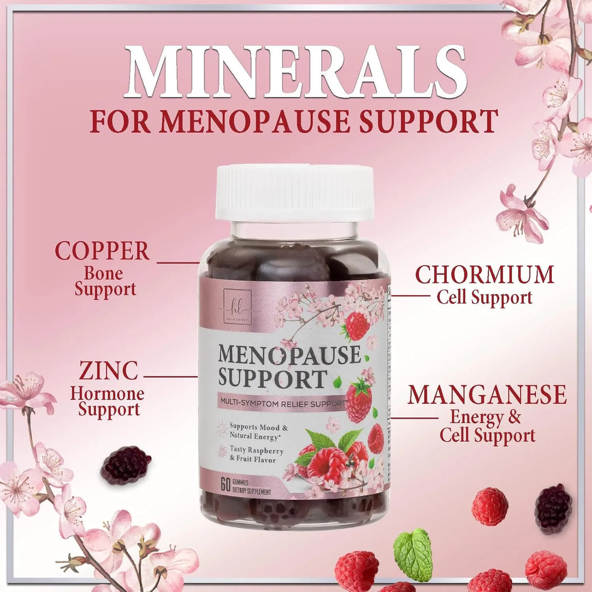 HELLO LOVELY! - Hello Lovely! Menopause Support 60 Gomitas - The Red Vitamin MX - Suplementos Alimenticios - {{ shop.shopifyCountryName }}