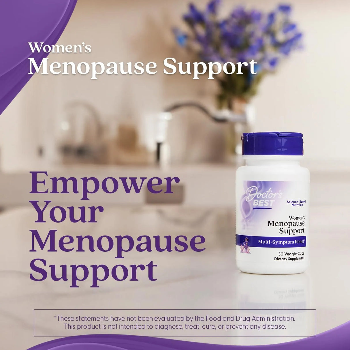 DOCTOR'S BEST - Doctor's Best Womens Menopause Support 30 Capsulas - The Red Vitamin MX - Suplementos Alimenticios - {{ shop.shopifyCountryName }}