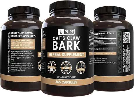 PURE ORIGINAL INGREDIENTS - Pure Original Ingredients Cat's Claw Bark 365 Capsulas - The Red Vitamin MX - Suplementos Alimenticios - {{ shop.shopifyCountryName }}