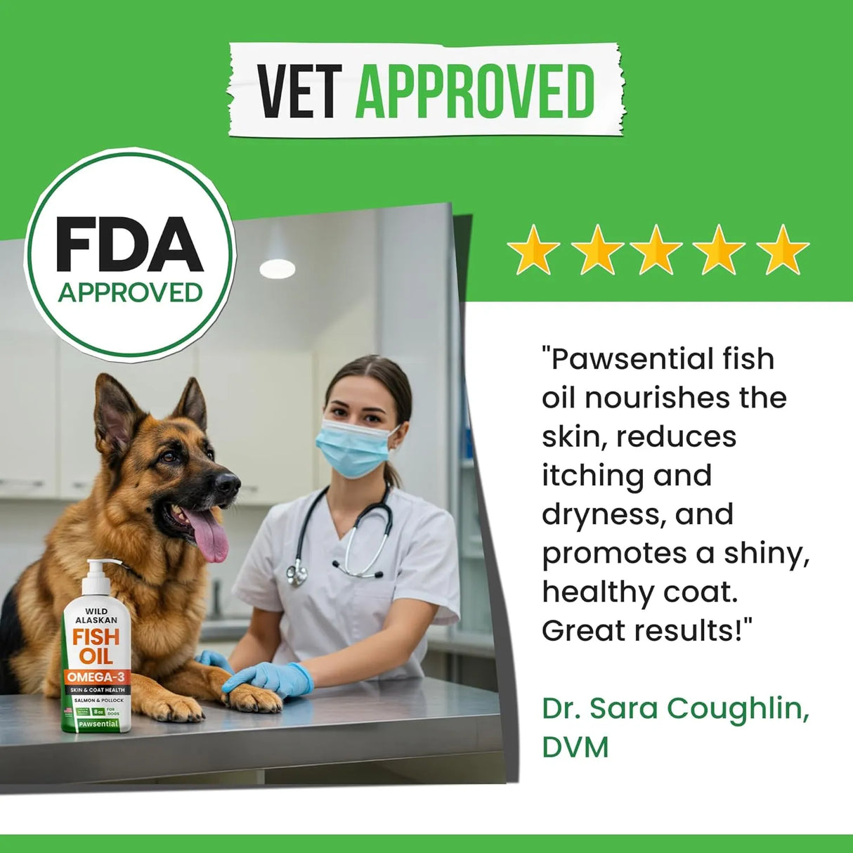 PAWSENTIAL - Pawsential Omega 3 Fish Oil for Dogs & Cats 8 Fl.Oz. - The Red Vitamin MX - Aceite De Pescado Para Perros - {{ shop.shopifyCountryName }}