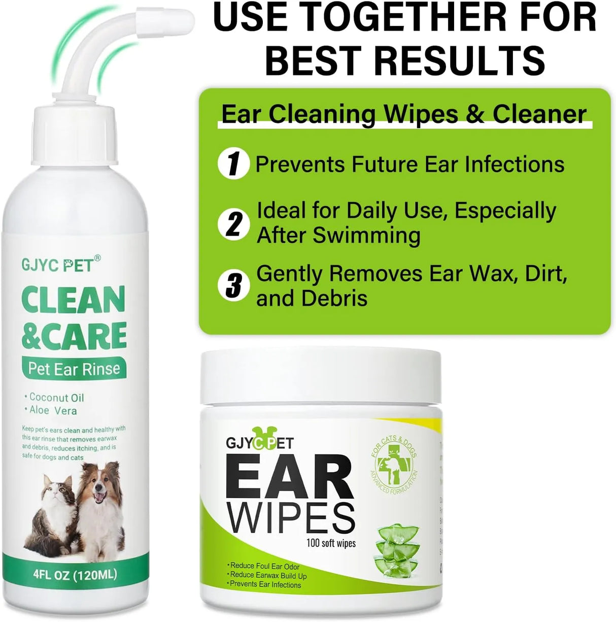 GJYC PET - GJYC PET Ear Cleaner for Dogs and Cats 4 Fl.Oz. - The Red Vitamin MX - Cuidado Del Oído De Perros - {{ shop.shopifyCountryName }}