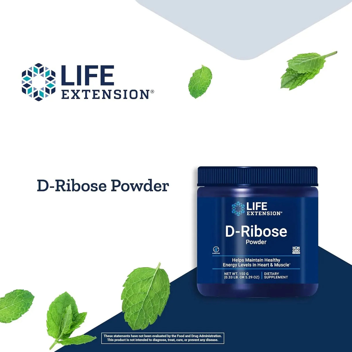 LIFE EXTENSION - Life Extension D-Ribose Powder 150Gr. - The Red Vitamin MX - Suplementos Alimenticios - {{ shop.shopifyCountryName }}