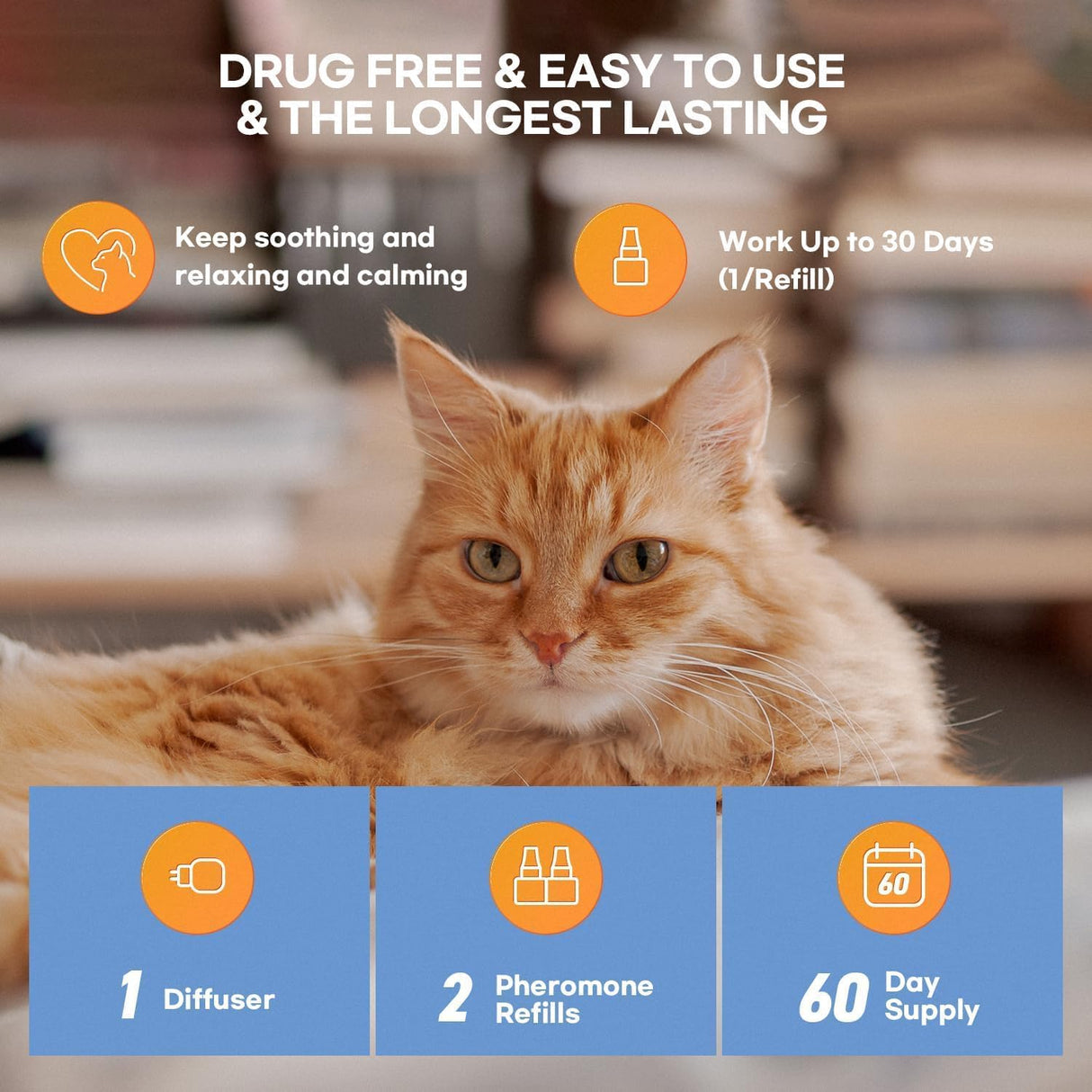 ProElobara Cat Calming Pheromone Diffuser Kit