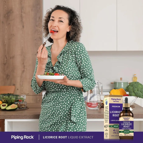 PIPING ROCK - Piping Rock Licorice Root Extract Tincture 4 Fl.Oz. - The Red Vitamin MX - Suplementos Alimenticios - {{ shop.shopifyCountryName }}