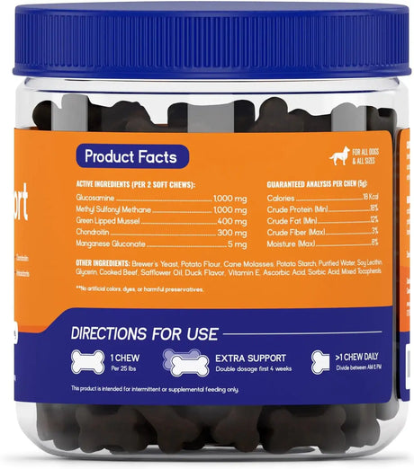 PUPGRADE - PupGrade Joint Support Supplement for Dogs 60 Masticables - The Red Vitamin MX - Cuidado De Cadera Y Articulaciones Para Perros - {{ shop.shopifyCountryName }}