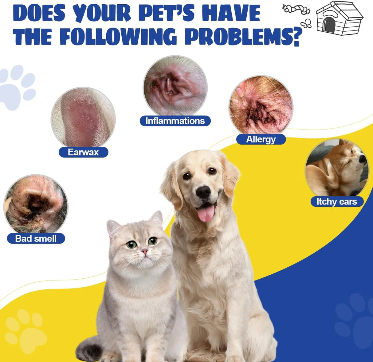 NINIBABIE - Ninibabie Dog Ear Infection Treatment with 5.5inch Ear Hair Removal Tool - The Red Vitamin MX - Cuidado Del Oído De Perros - {{ shop.shopifyCountryName }}