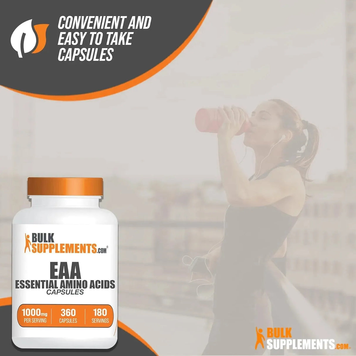 BULK SUPPLEMENTS - Bulk Supplements Essential Amino Acids 1000Mg. 360 Capsulas - The Red Vitamin MX - Suplementos Alimenticios - {{ shop.shopifyCountryName }}
