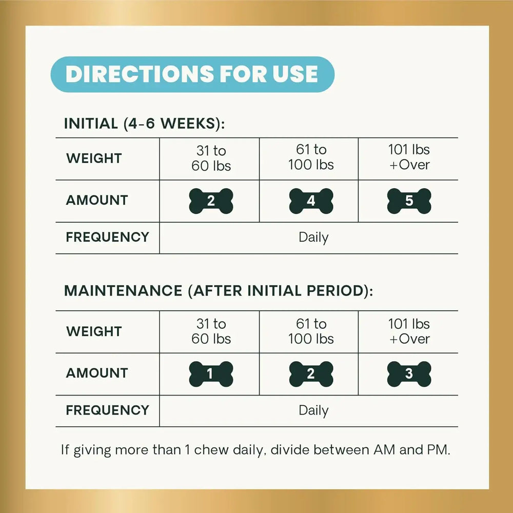 VETRISCIENCE - VetriScience GlycoFlex Ultimate Strength Healthy Hip & Joint Peanut Butter Flavor 120 Masticables - The Red Vitamin MX - Cuidado De Cadera Y Articulaciones Para Perros - {{ shop.shopifyCountryName }}