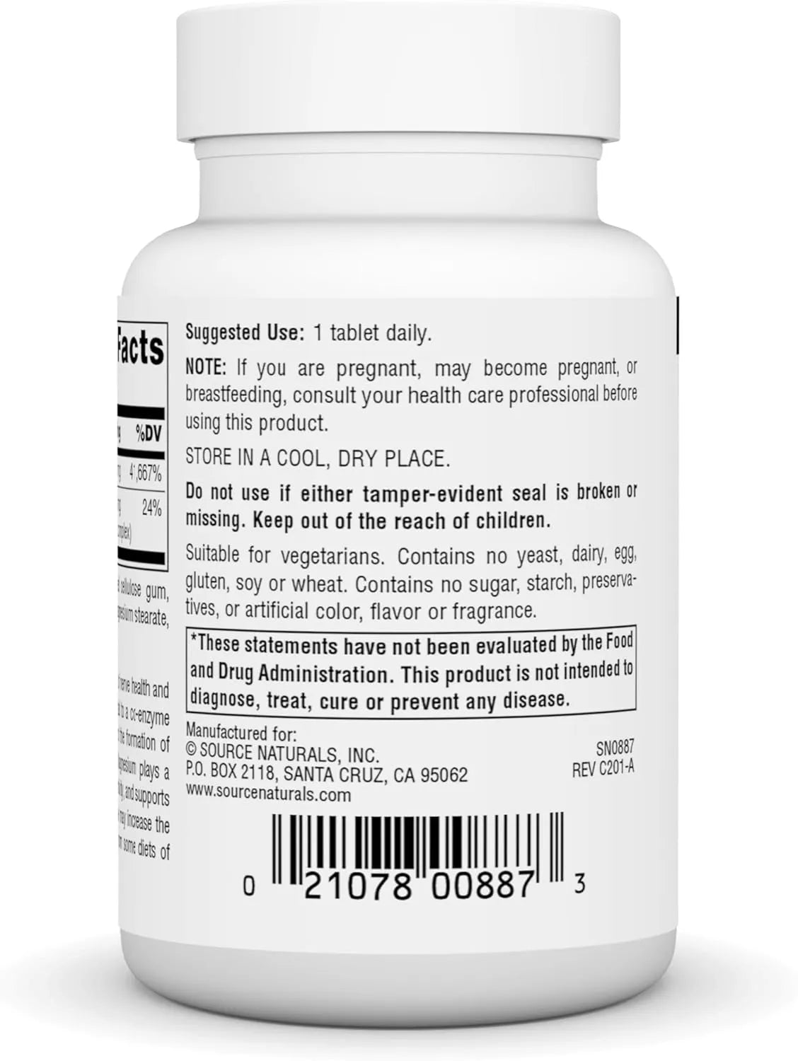 SOURCE NATURALS - Source Naturals Vitamin B-1 Thiamin 500Mg. 50 Tabletas - The Red Vitamin MX - Suplementos Alimenticios - {{ shop.shopifyCountryName }}