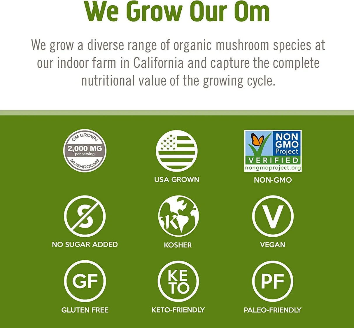 OM - OM MUSHROOM SUPERFOOD Reishi Mushroom 90 Capsulas - The Red Vitamin MX - Suplementos Alimenticios - {{ shop.shopifyCountryName }}