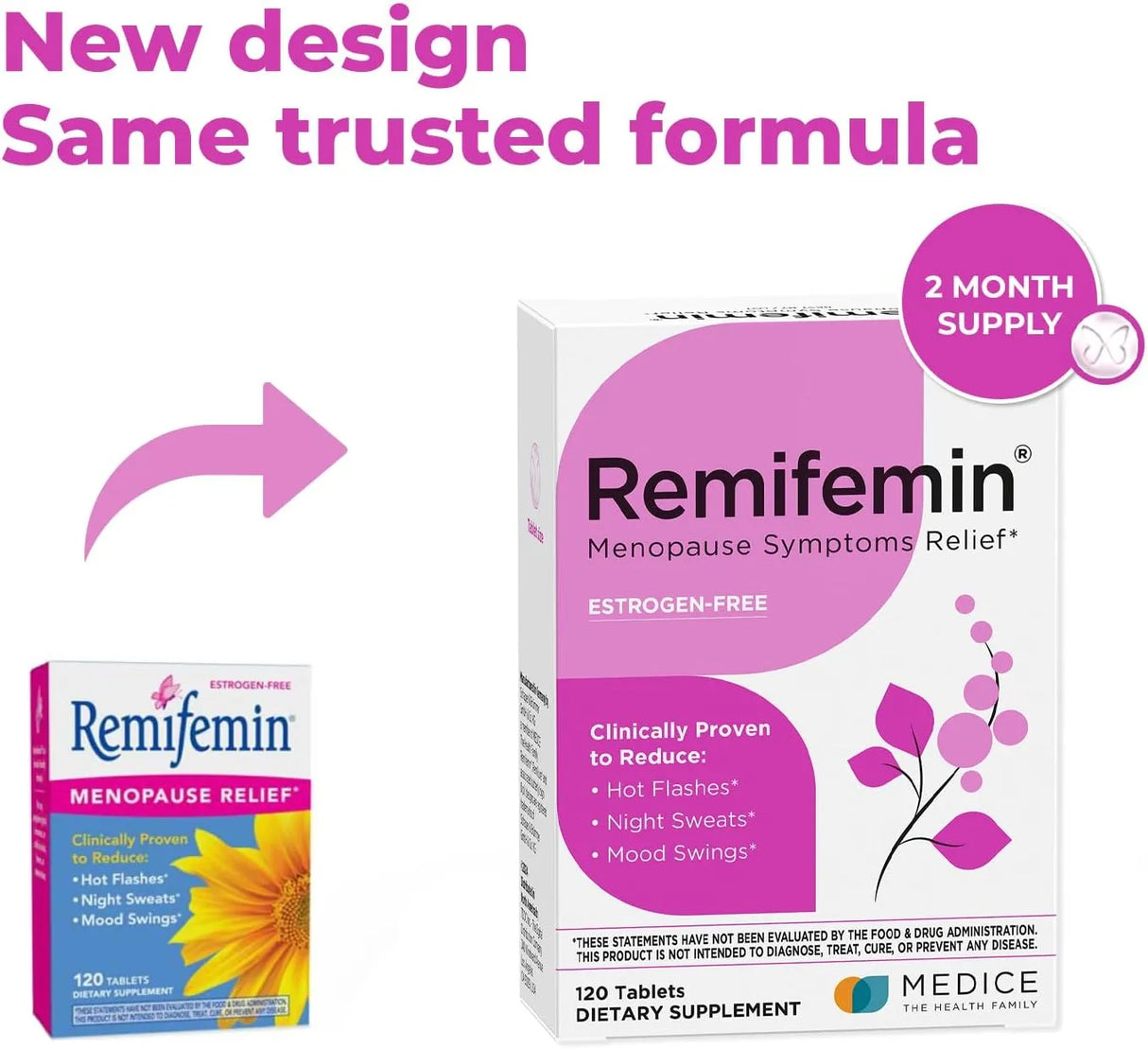 MEDICE - Medice Remifemin Menopause Symptoms Relief 120 Tabletas - The Red Vitamin MX - Suplementos Alimenticios - {{ shop.shopifyCountryName }}