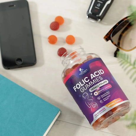 NATURE'S NUTRITION - Nature's Nutrition Folic Acid Gummies for Women 785mcg 120 Gomitas - The Red Vitamin MX - Suplementos Alimenticios - {{ shop.shopifyCountryName }}