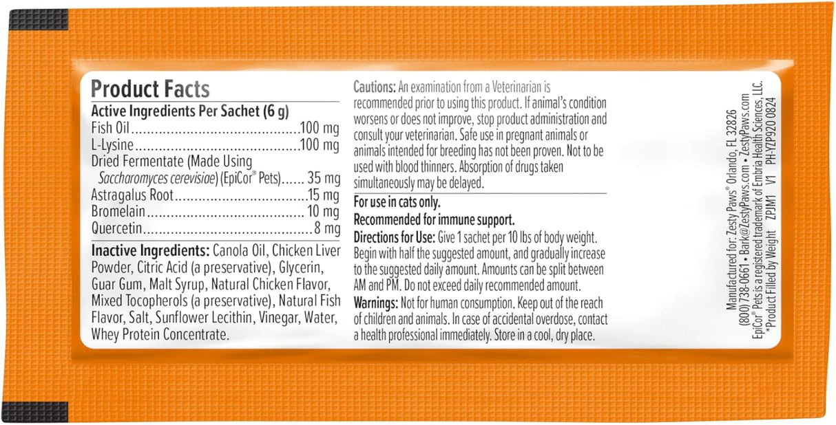 Zesty Paws Allergy & Immune Mousse Chicken 14 Paquetes