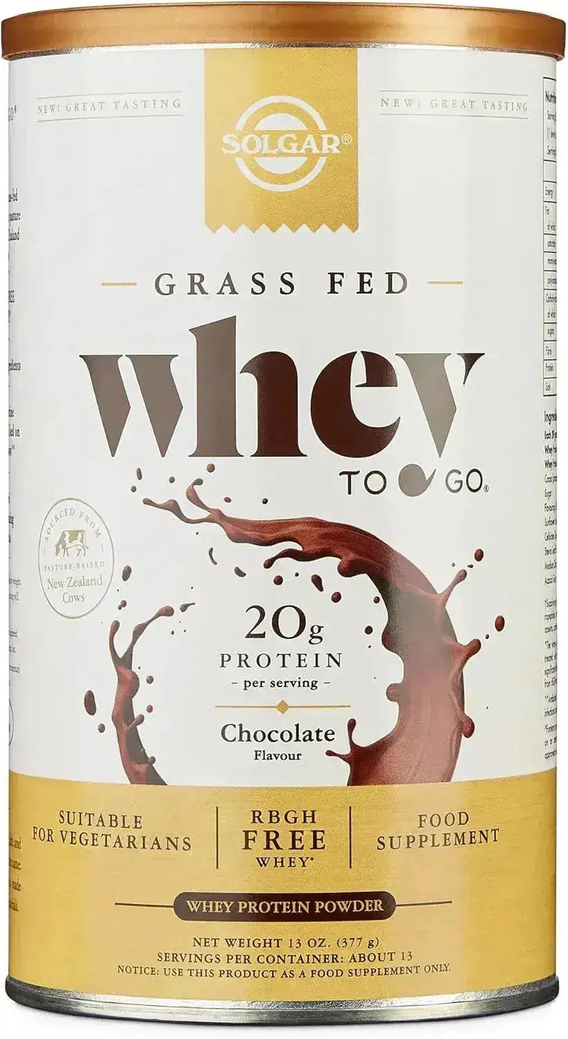 SOLGAR - Solgar Grass Fed Whey to Go Protein Powder Vanilla 377Gr. - The Red Vitamin MX - Suplementos Alimenticios - {{ shop.shopifyCountryName }}