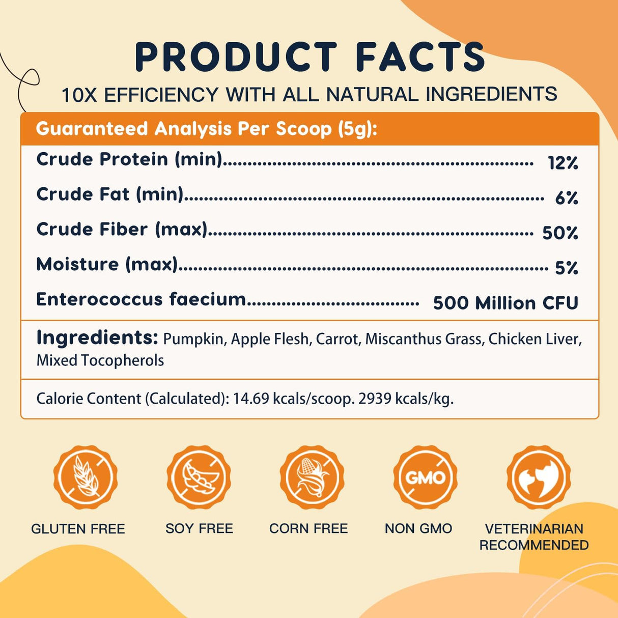 ZEBORA Pumpkin for Dogs 60 Servicios 300Gr.