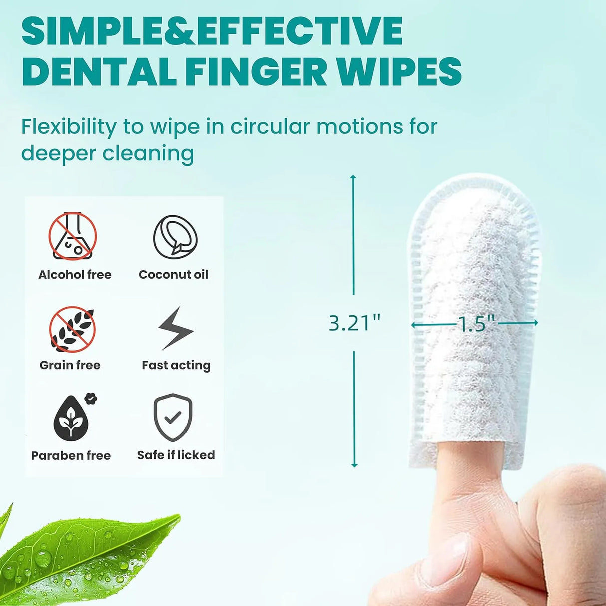 MEDUWEDU - MEDUWEDU Dental Care Finger Wipes Coconut Scent 60 Toallitas 2 Pack - The Red Vitamin MX - Cuidado Dental Para Perros - {{ shop.shopifyCountryName }}