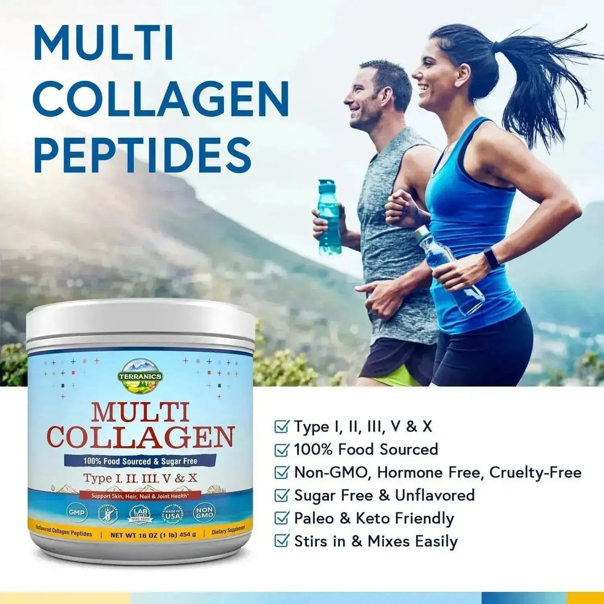 TERRANICS - Terranics Multi Collagen Peptides Powder 454Gr. - The Red Vitamin MX - Suplementos Alimenticios - {{ shop.shopifyCountryName }}
