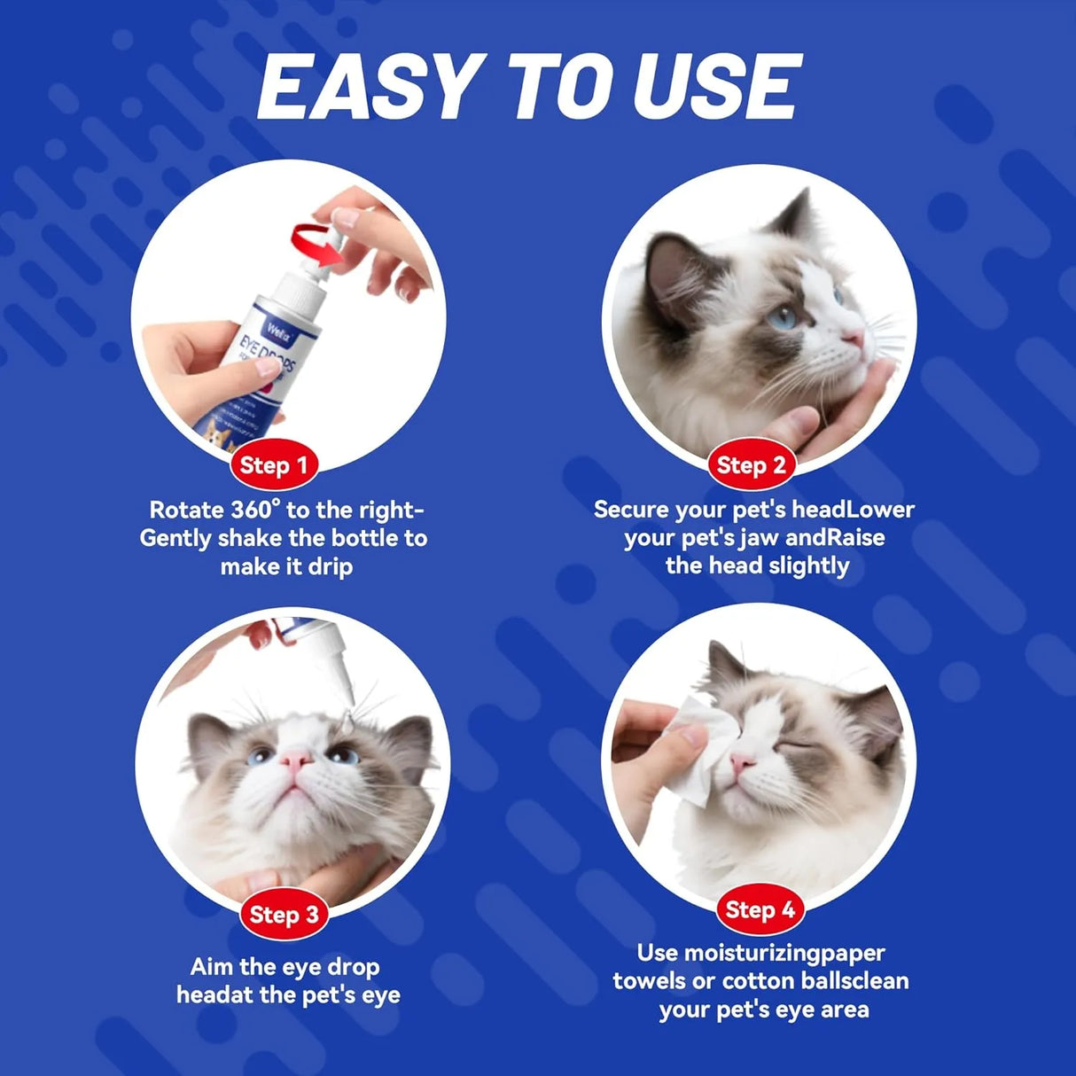 WELLIX - Wellix PET Dog Eye Drops 60Ml. - The Red Vitamin MX - Cuidado De Los Ojos De Los Perros - {{ shop.shopifyCountryName }}