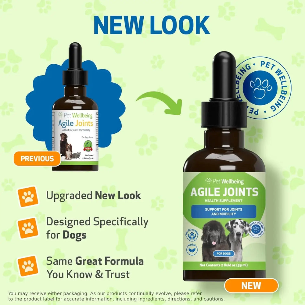 PET WELLBEING - Pet Wellbeing Agile Joints for Dogs 2 Fl.Oz. - The Red Vitamin MX - Cuidado De Cadera Y Articulaciones Para Perros - {{ shop.shopifyCountryName }}
