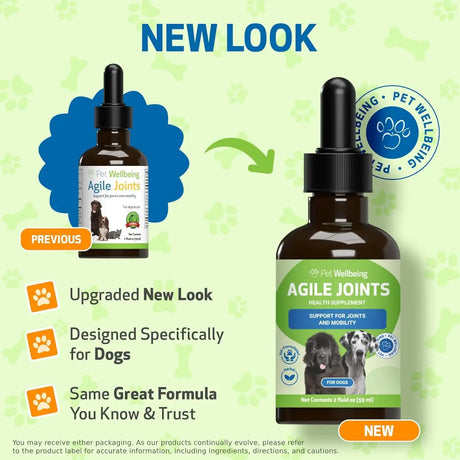 PET WELLBEING - Pet Wellbeing Agile Joints for Dogs 2 Fl.Oz. - The Red Vitamin MX - Cuidado De Cadera Y Articulaciones Para Perros - {{ shop.shopifyCountryName }}