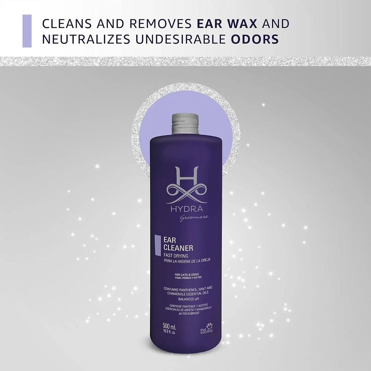 H HYDRA GROOMERS - Hydra Professional Ear Cleaner 500Ml. - The Red Vitamin MX - Cuidado Del Oído De Perros - {{ shop.shopifyCountryName }}