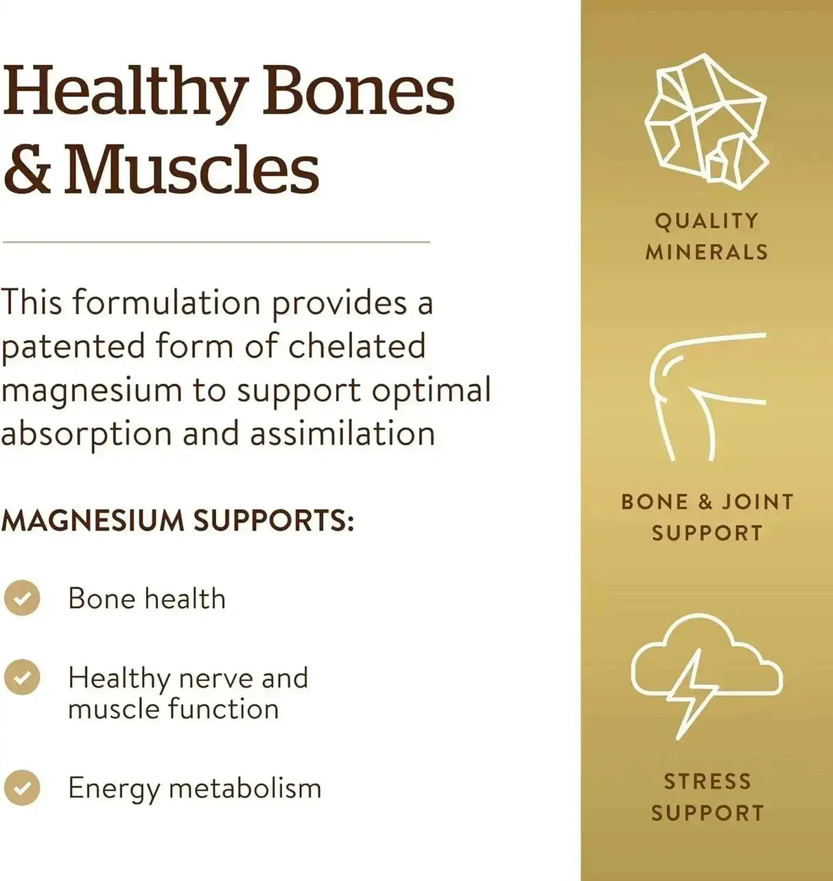 SOLGAR - Solgar Chelated Magnesium 250 Tabletas - The Red Vitamin MX - Suplementos Alimenticios - {{ shop.shopifyCountryName }}