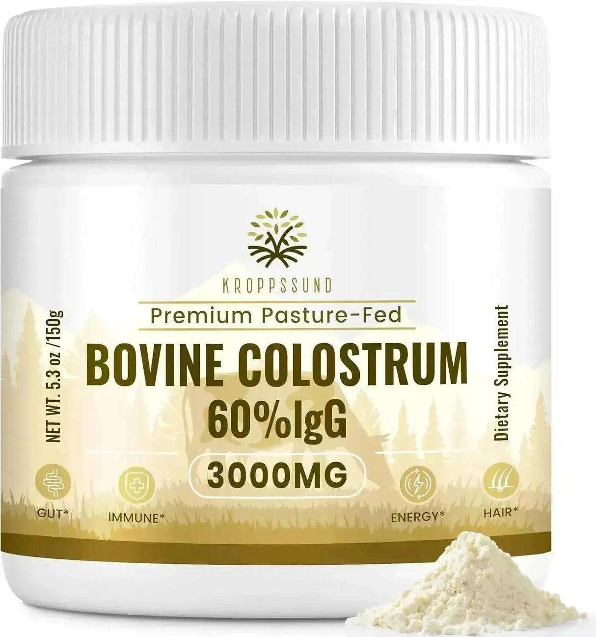 KROPPSSUND - Kroppssund Bovine Colostrum Powder 3000Mg. 50 Servicios 150Gr. - The Red Vitamin MX - Suplementos Alimenticios - {{ shop.shopifyCountryName }}