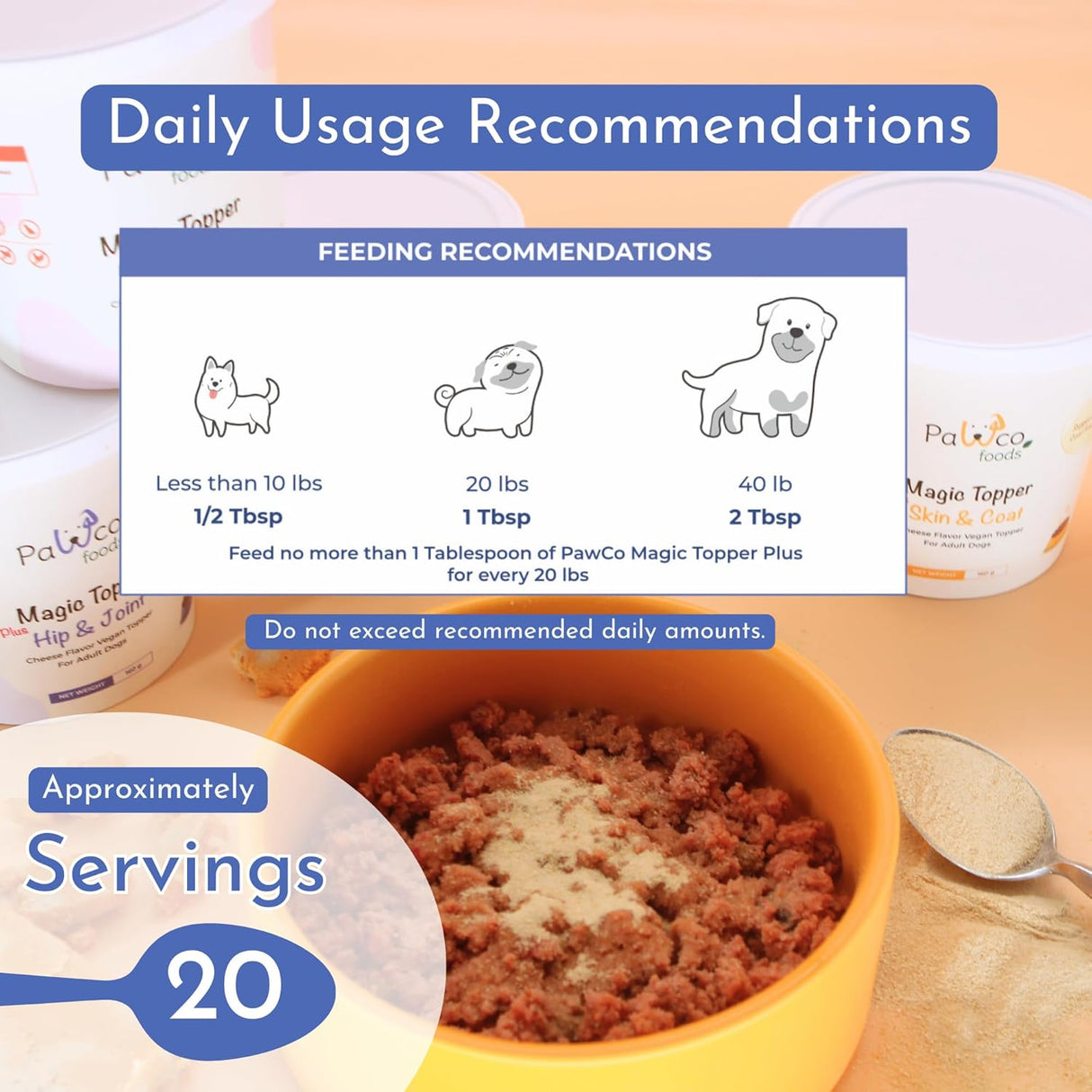 PawCo Magic Topper Hip & Joint Support 160Gr.