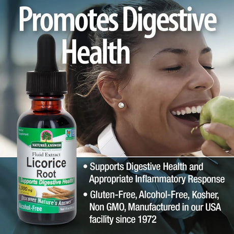 NATURE´S ANSWER - Nature's Answer Licorice Root 2 Fl.Oz. - The Red Vitamin MX - Suplementos Alimenticios - {{ shop.shopifyCountryName }}