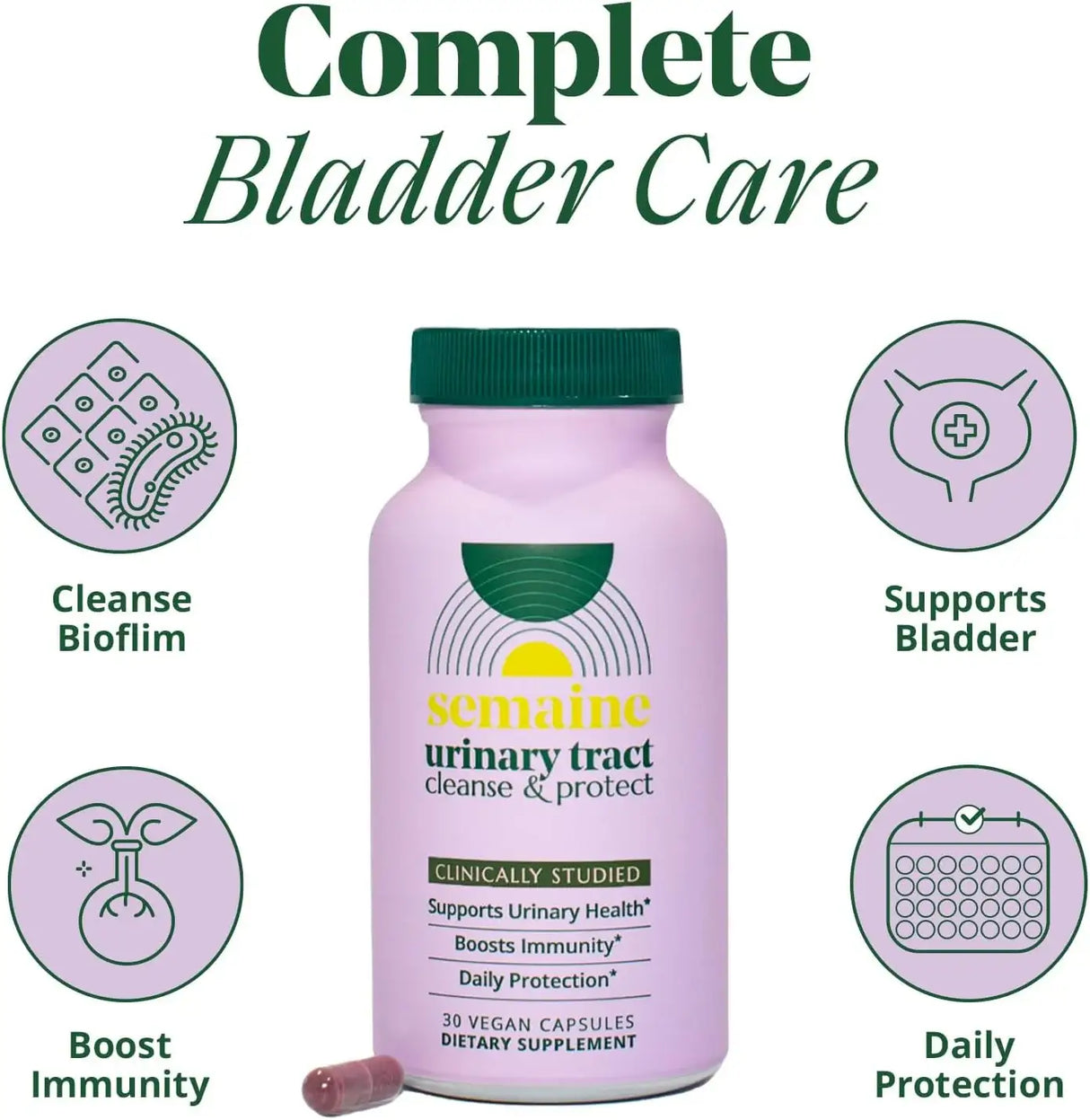 SEMAINE - Semaine Urinary Tract Cleanse & Protect 30 Capsulas - The Red Vitamin MX - Suplementos Alimenticios - {{ shop.shopifyCountryName }}