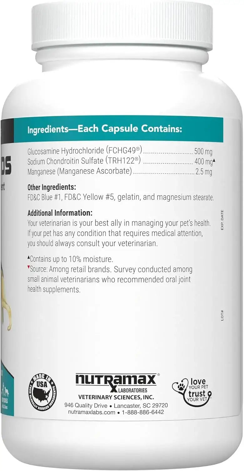NUTRAMAX - Nutramax Cosequin DS Joint Health Supplement for Dogs 132 Capsulas - The Red Vitamin MX - Cuidado De Cadera Y Articulaciones Para Perros - {{ shop.shopifyCountryName }}