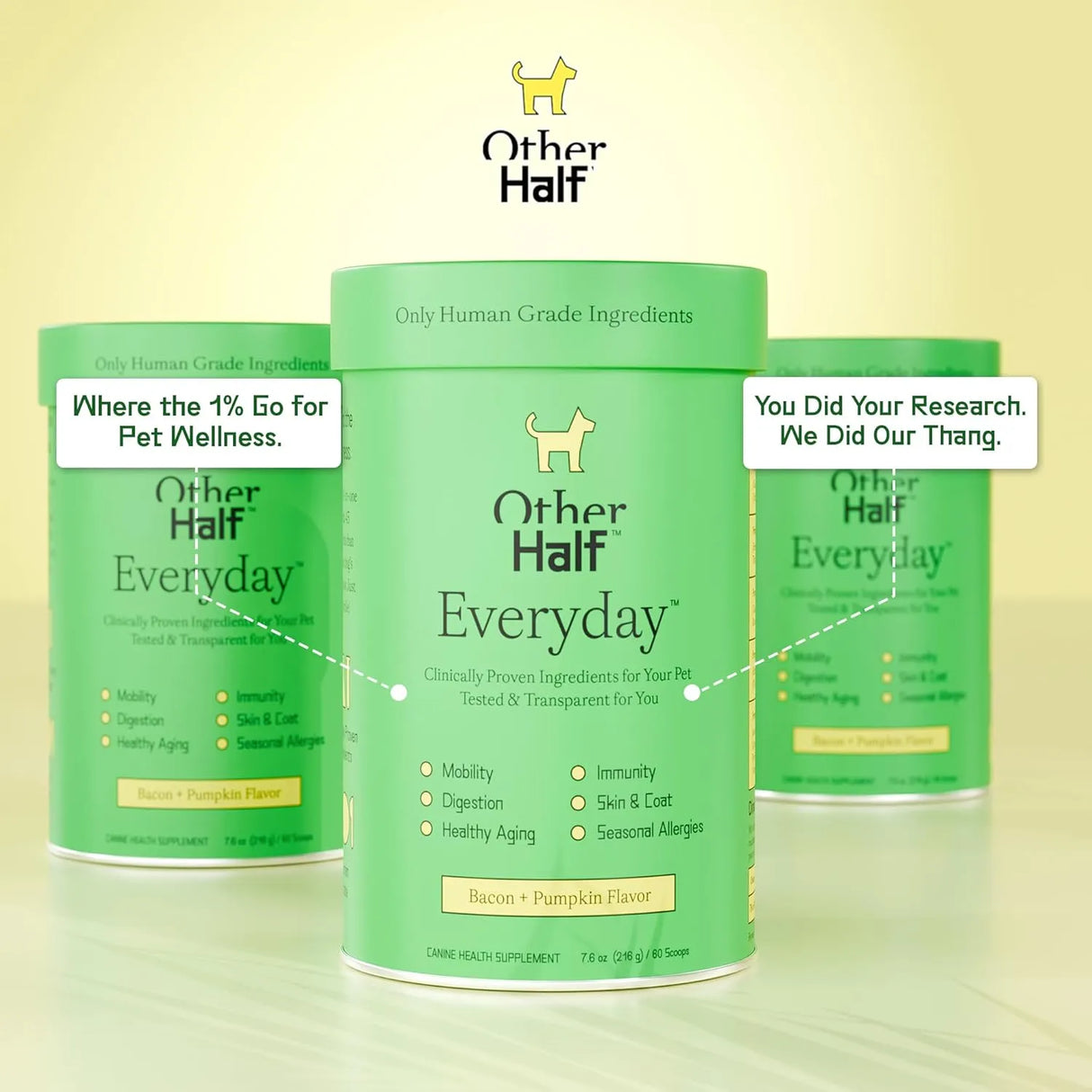 OTHER HALF - Other Half Everyday Dog Multivitamin Supplement 216Gr. - The Red Vitamin MX - Multivitamínicos Para Perros - {{ shop.shopifyCountryName }}