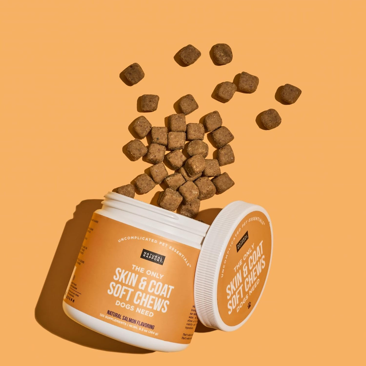 Natural Rapport Dog Skin and Coat 120 Masticables