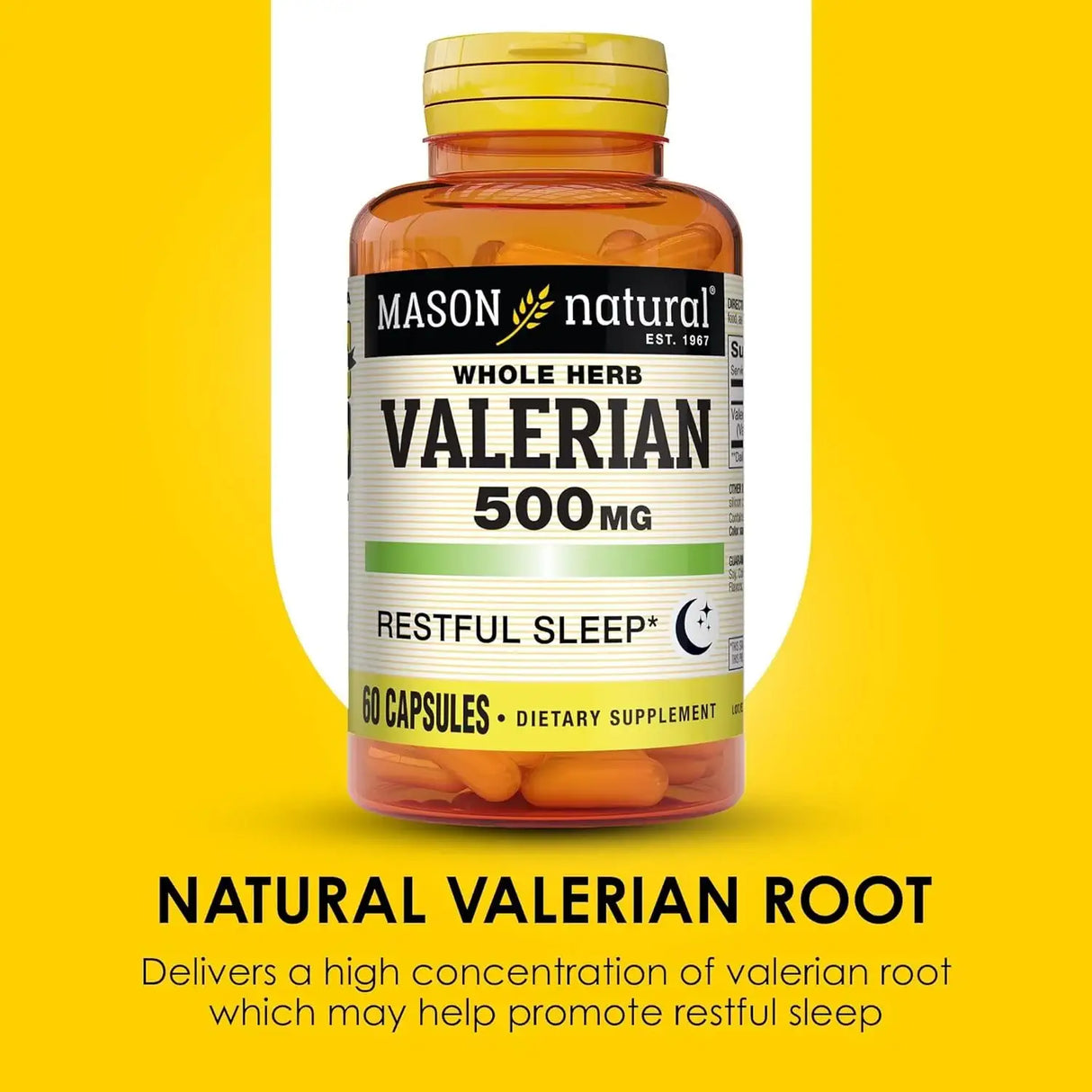 MASON NATURAL - MASON NATURAL Valerian Root 500Mg. 60 Capsulas 3 Pack - The Red Vitamin MX - Suplementos Alimenticios - {{ shop.shopifyCountryName }}