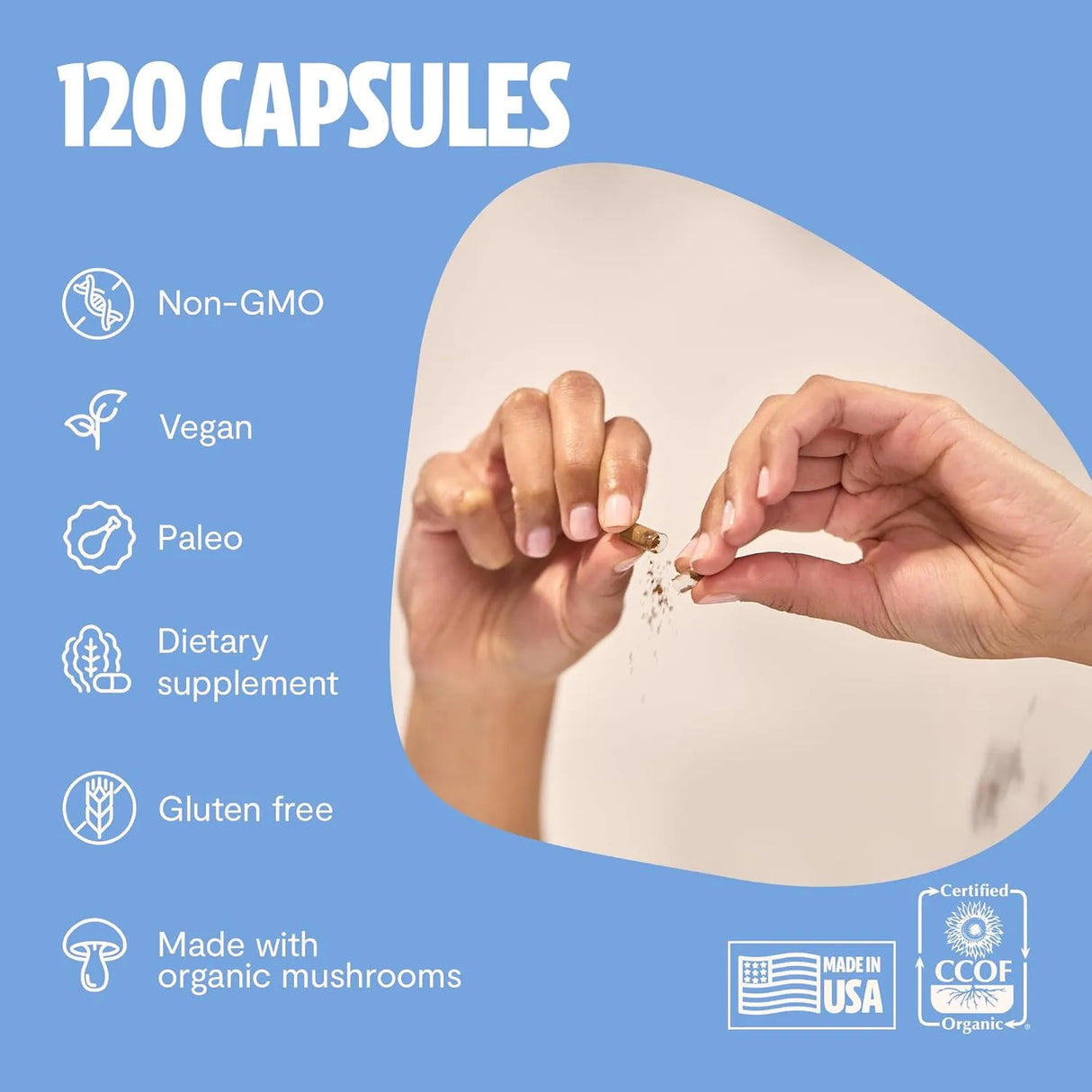 FRESHCAP - FreshCap 5-in-1 Calm with Reishi and Magnesium 120 Capsulas - The Red Vitamin MX - Suplementos Alimenticios - {{ shop.shopifyCountryName }}