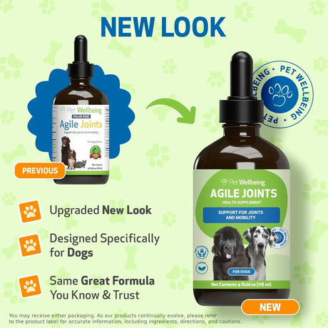PET WELLBEING - Pet Wellbeing Agile Joints for Dogs 4 Fl.Oz. - The Red Vitamin MX - Cuidado De Cadera Y Articulaciones Para Perros - {{ shop.shopifyCountryName }}
